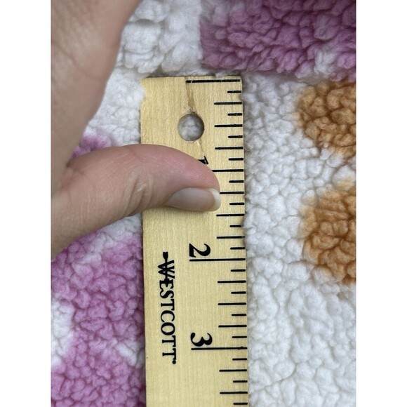 Grayson Threads Barbie Sweatshirt Women’s Size L Super Soft Fleece Floral Flower - Picture 4 of 16